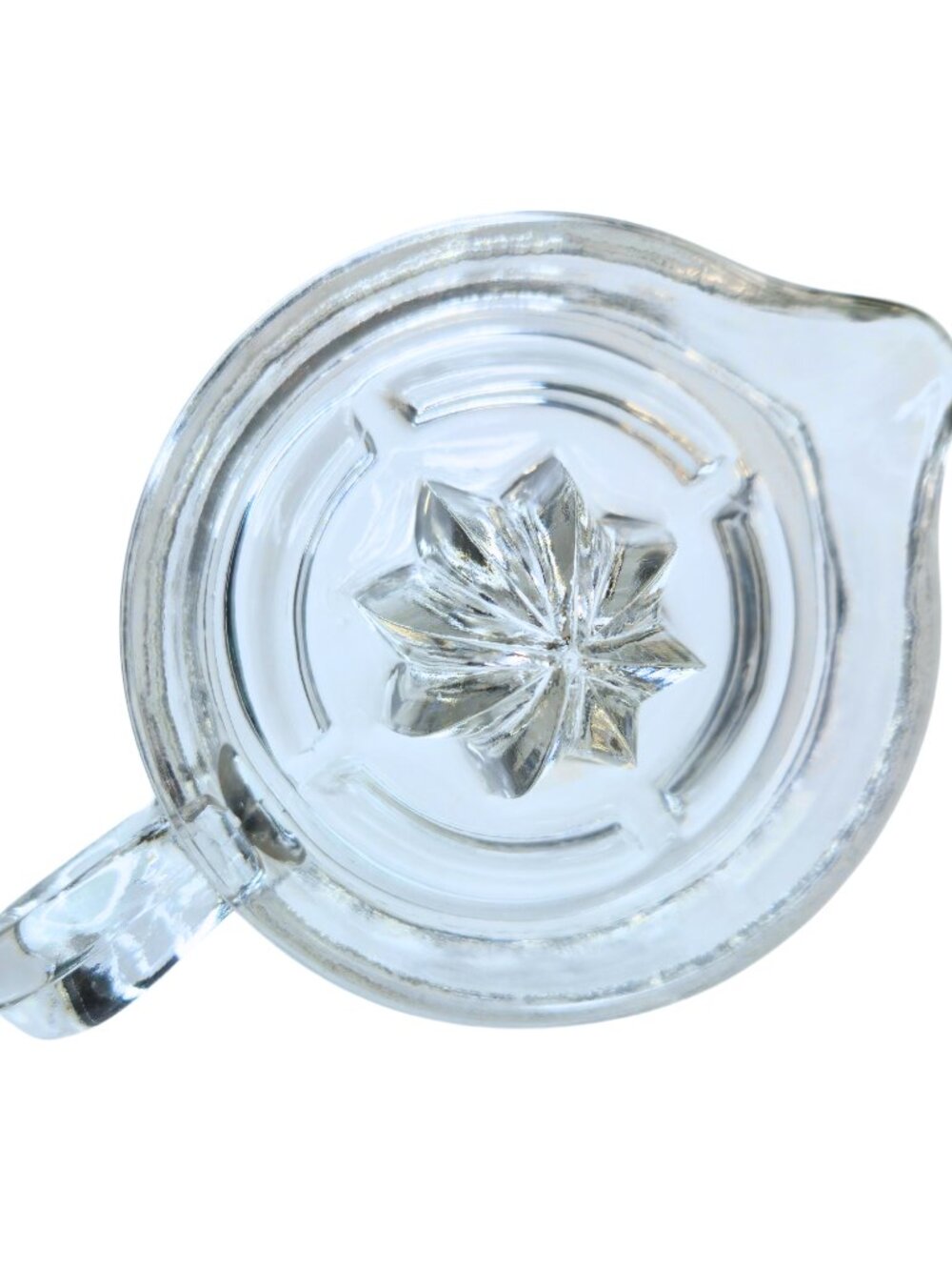 Vintage Glass Juice/ Citrus Lemon Reamer Juicer Kitchen